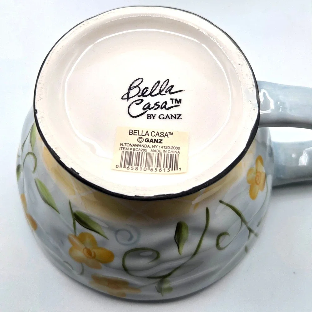 Bella Casa by GANZ Tea For One Nesting Teapot & Teacup Set‎ Cottage Shabby Chic
